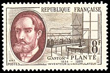 Gaston Planté (1834-1889)<BR>Inventeur de l´accumulateur électrique