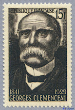Image du timbre Georges Clemenceau 1841 - 1929