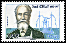 Image du timbre Henri Moissan 1852-1907