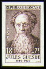 Image du timbre Jules Guesde 1845-1922  (non dentelé)