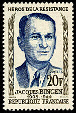 Image du timbre Jacques Bingen-1908-1944