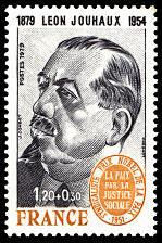 Image du timbre Léon Jouhaux 1879-1954