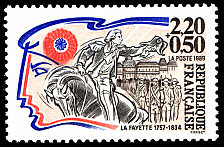 Image du timbre La Fayette 1757-1834