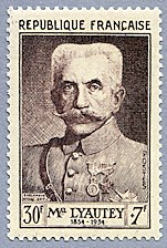 Image du timbre Maréchal Lyautey 1854-1934