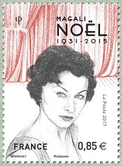 Image du timbre Magali Noël  1931-2015