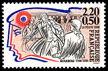 Image du timbre Mirabeau 1749-1791