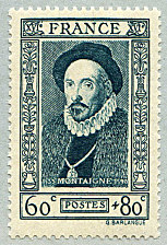 Image du timbre Michel de Montaigne 1538-1592