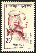 Image du timbre Mozart (1756-1791)