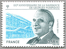 100e anniversaire de la naissance de
   Georges Pompidou