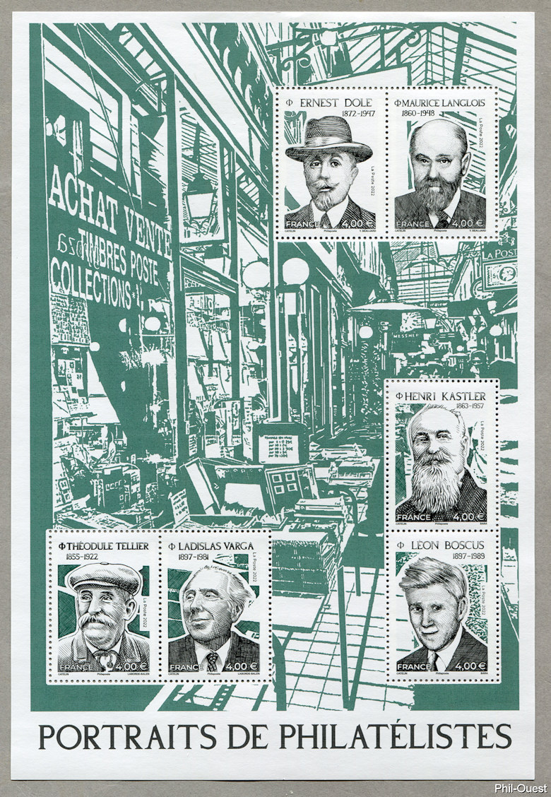 Image du timbre Portraits de philatelistes