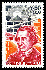 Image du timbre Ernest Renan 1823-1892