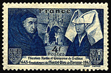 Nicolas Rolin et Guigone de Salins<BR>Fondateurs de l´Hôtel-Dieu de Beaune 1443-1943