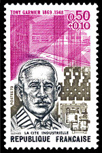 Image du timbre Tony Garnier  1868-1948-La cité industrielle