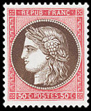 Exposition philatélique de Paris  PEXIP 1937
<br />
Céres 50c brun-rouge et brun