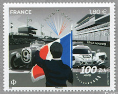Image du timbre Le drapeau tricolore