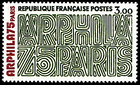 Image du timbre ARPHILA 75 Paris - Lettres
