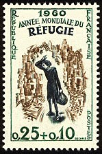 Image du timbre Année mondiale du réfugié