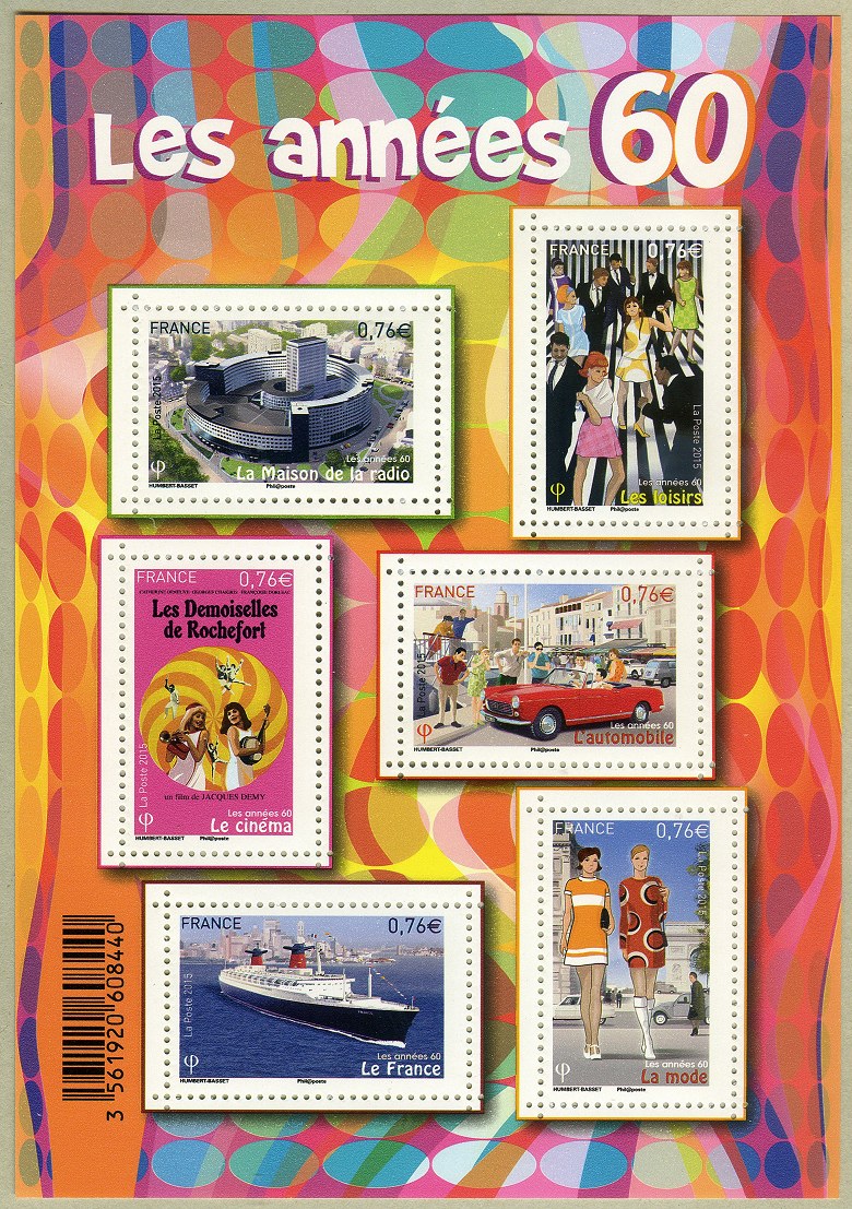 Image du timbre Les années 60