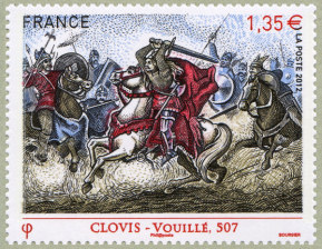 Image du timbre Clovis (Vouillé, v. 507)