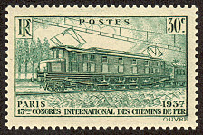 13ème Congrès International des Chemins de Fer<BR>PARIS 1937<BR>Locomotive électrique
