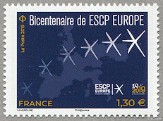 Image du timbre Bicentenaire de ESCP EUROPE
