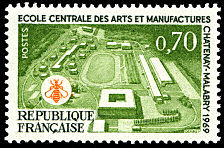 Image du timbre Ecole Centrale des Arts et ManufacturesChatenay-Malabry