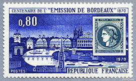 Image du timbre Centenaire de l´Émission de Bordeaux