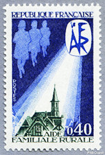 Image du timbre Aide familiale ruraleAngers - Caen
