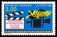 Image du timbre 50ème Festival international du film