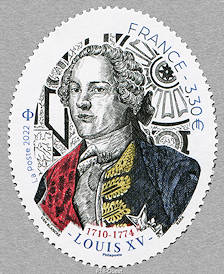 Image du timbre Louis XV (1710-1774)