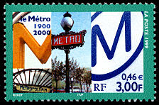 Image du timbre Metro 1900-1999