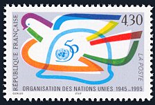 Image du timbre 50ème anniversaire des Nations Unies