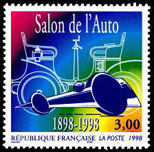 Image du timbre Salon de l'auto 1898-1998