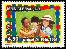 Image du timbre UNICEF 1946-1996