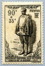 Image du timbre Monument national aux victimes-civiles de la guerre - Lille