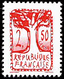 Bicentenaire de la République<BR>Œuvre de Pierre Alechinsky
