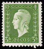 Image du timbre 3F olive