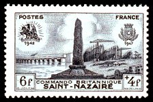 Image du timbre Commando britannique de Saint Nazaire