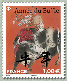 Image du timbre Lettre verte 33x40 mm
