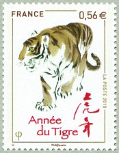 Image du timbre Année du tigre