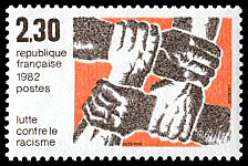 Image du timbre Lutte contre le racisme