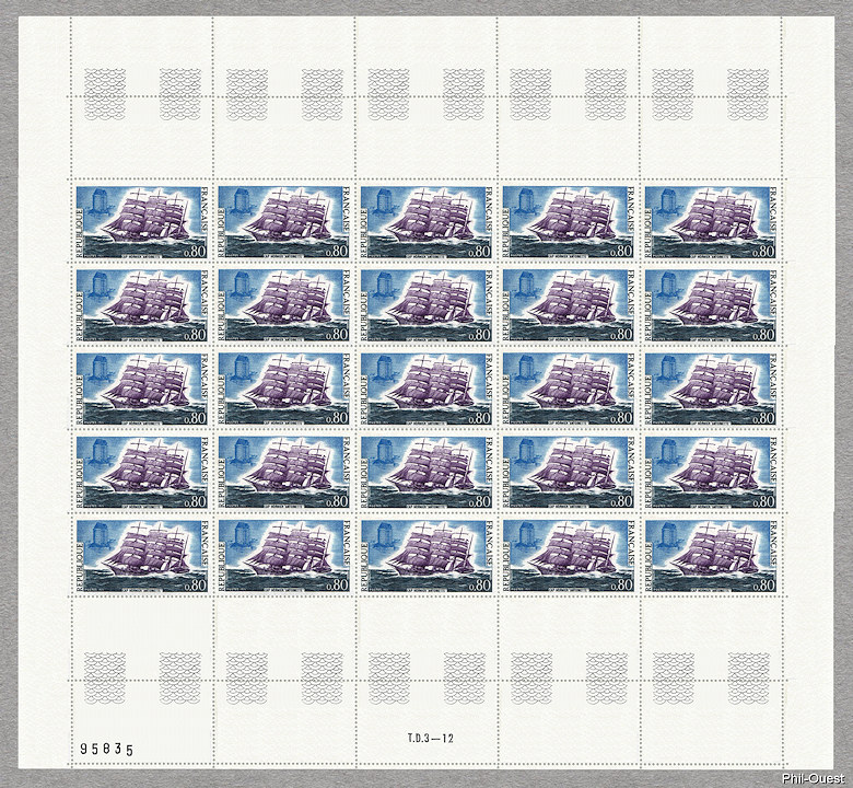 Cap Hornier « L´Antoinette » - Feuille de 25 timbres
