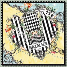 Image du timbre Le coeur de Balmain gommé à 0,73 €