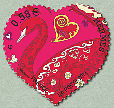 Image du timbre Le quatrième coeur Hermès à 0,58 €-issu du bloc-feuillet
