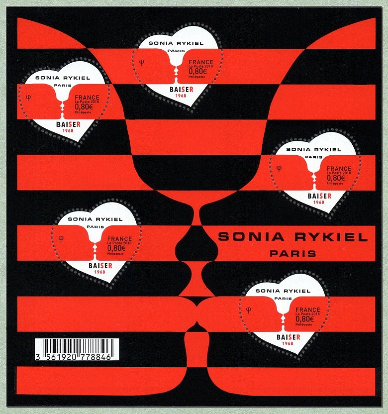Image du timbre Bloc Coeur « Sonia Rykiel Paris »