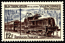 Électrification de la ligne
   Valenciennes - Thionville