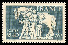 Image du timbre Famille du prisonnier, 2 F 40 + 7 F 60