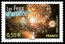 Image du timbre Les feux d'artifice
