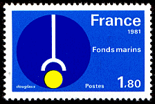 Image du timbre Fonds marins