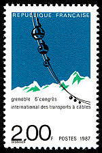 Image du timbre Grenoble-6ème congrès international des transports à câbles